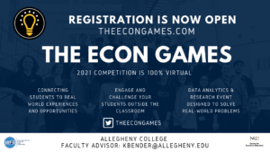 Allegheny College to compete in the 2021 Econ Games