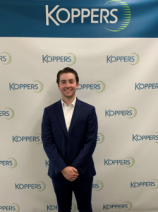 RJ Swanson served as a 2022 finance intern at Koppers, Inc. in Pittsburgh, PA