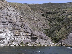 Summer 2002: Mike Haney Sedimentology to the estuarine member of the Lower Cretaceous Kootenia Formation in the Missouri River gorge