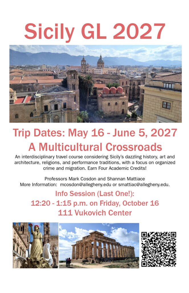 Poster of the final information session for the Italy GL in 2027.