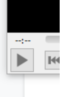 "Play" button in the VLC software window