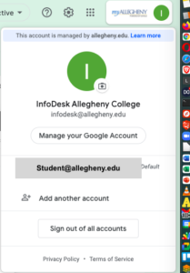 Screenshot of the "Sign out of all accounts" dialog box in Gmail