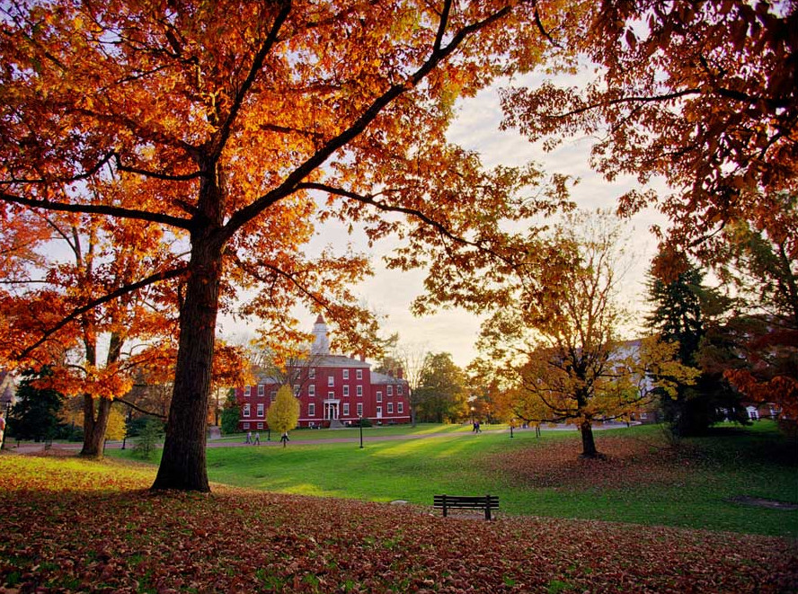 Image of Bentley Hall in Autumn