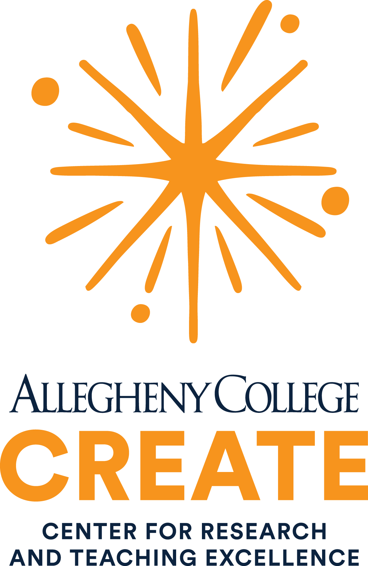 CREATE logo: "Allegheny CREATE: Center for Research and Teaching Excellence"