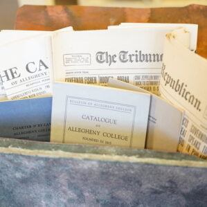 Contents added to the time capsule to commemorate Caflisch