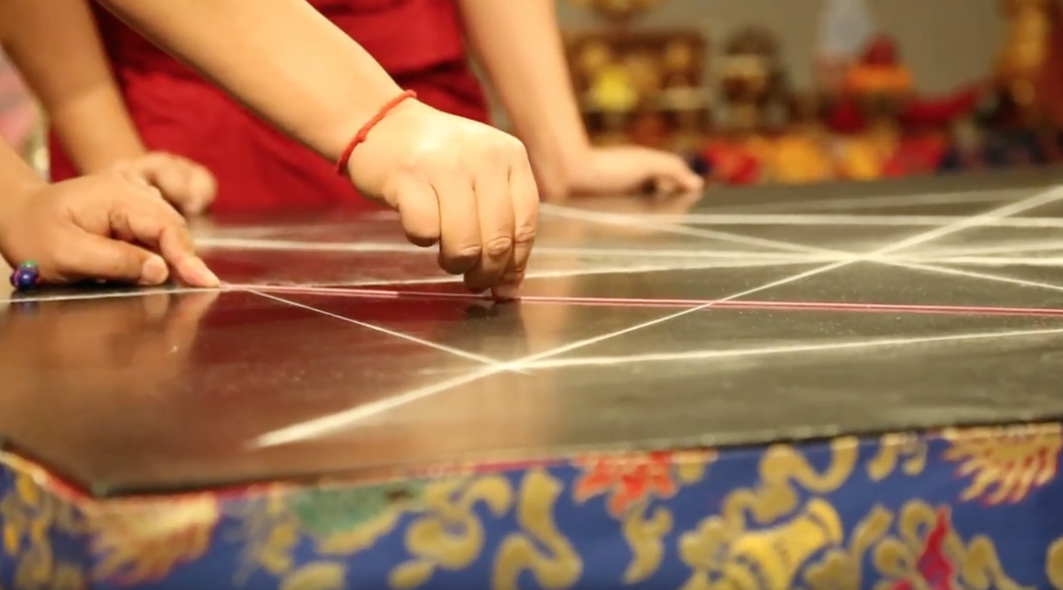 Tibetan Monk Sand Mandala Time Lapse News Center Allegheny College