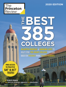 "The Best 385 Colleges" book cover