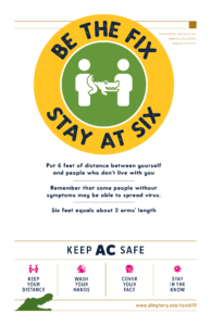 Be the Fix Stay at Six Informational Poster